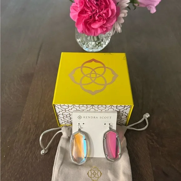 Kendra Scott Iridescent Danielle Earrings - Picture 2 of 3